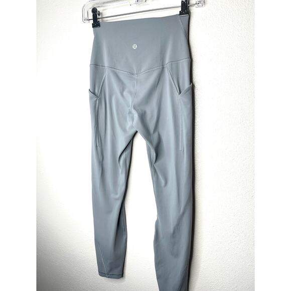 Lululemon Gray High-Rise Pocketed Pants 4 - Picture 4 of 10